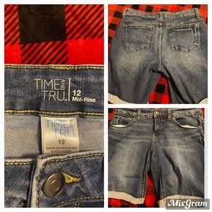 Time and tru shorts size 12